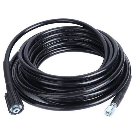 Tuyau Haute Pression 10m, M22 Filetage Flexible Nettoyeur Haute Pression Avec Connecteur Quick Connect de Type clic pour nettoyeurs Haute Pression Krcher K2 K3 (1/5)