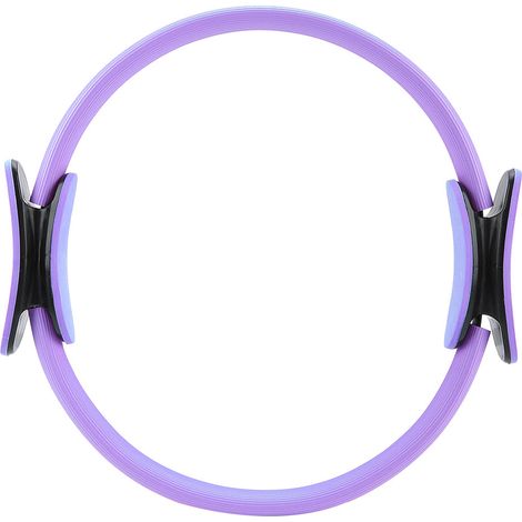 Anneau de Résistance Pilates Double Prise pour Cuisses et Jambes - 4 Couleurs, Fitness Violet (1/5)