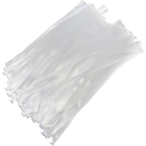 Passoire d'évier jetable en maille élastique blanche pour filtration des petits objets, entretien de la salle de bain, 200 pièces (1/5)
