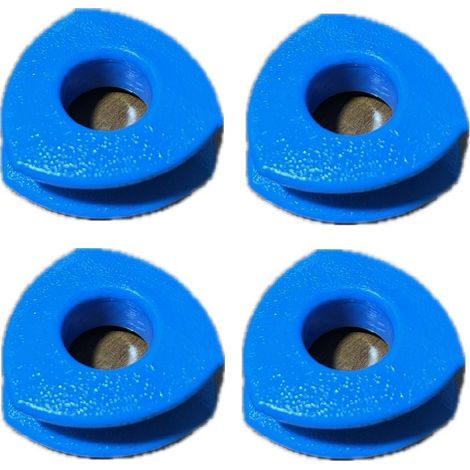 Borchia in plastica 15mm blu