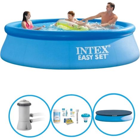 Intex Piscine Easy Set Ronde - 366x76 cm - 4-pièces S22412 (1/5)