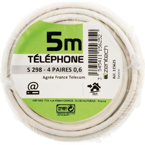 Telefon S 298 4p 0,6 Elfenbein 5m