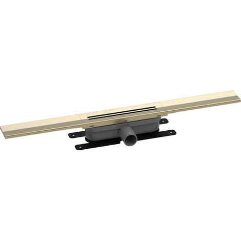 Easy drain R-line Clean Color caniveau de douche 80cm laiton brossé