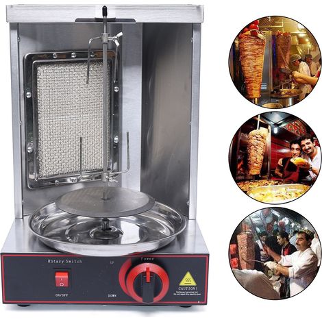 Griglia döner a gas GPL, girarrosto, griglia pollo, griglia döner, griglia gyros, griglia döner (1/5)