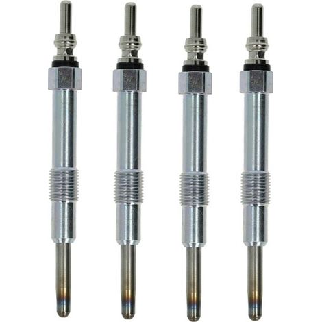 Kit 4 candelette diesel 11V per fiat marea (185) 19 jtd 77kw-105cv