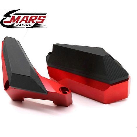 Para Yamaha YZFR3 15-20 R25 13-20 MT03 MT25 15-20 ABS 17-20 Protectores de motor izquierdo y derecho para motocicleta (rojo) (1/5)