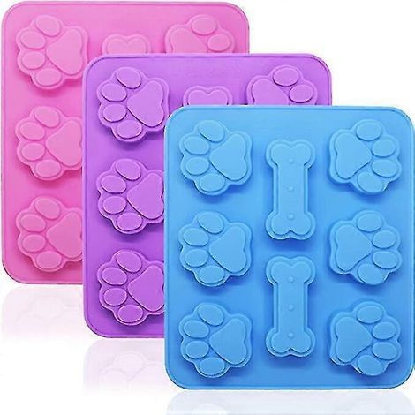 Silikon-Eiswürfelformen in Form von Hundekeksen (1/4)