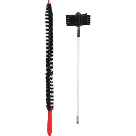 Brosses pour l'intérieur des conduits de cheminée, sèche-linge, kit de nettoyage flexible et pliable, pièces pour perceuse électrique (1/5)