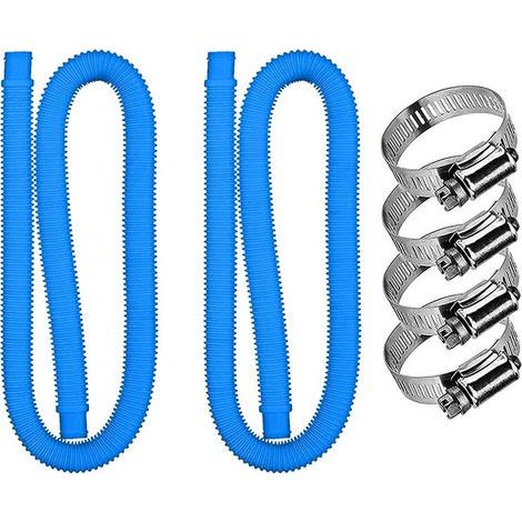 Replacement hose for pool and filter pump with clamp, compatible with 300 GPH and 330 GPH models (1/5)