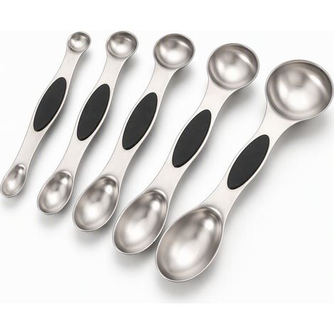 cuillère doseuse de cuisine noir doseur, lot de 6 pour la maison