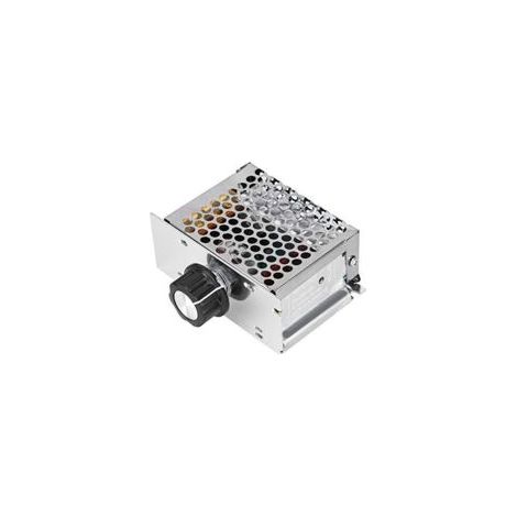 Variateur pour Moteur 220V, Régulateur de Tension AC 4000W, Variateur de Tension 220V, Variateur de Vitesse pour Moteur, Régulateur de Vitesse pour Moteur électrique Variateur-Crezuo