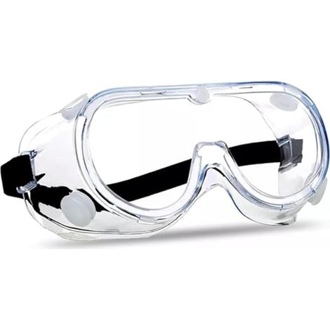 Lunettes de sécurité – Lunettes de protection anti-buée transparentes pour le travail, le laboratoire et le bricolage – Protection des yeux résistante aux chocs et à la poussière (1/5)