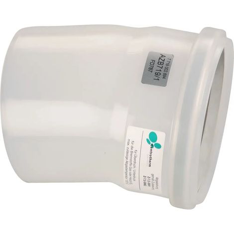 Bosch Accessori scarico fumi AZB 719/1 Curva 15 Gr, d:125 mm, PP, 7719002894