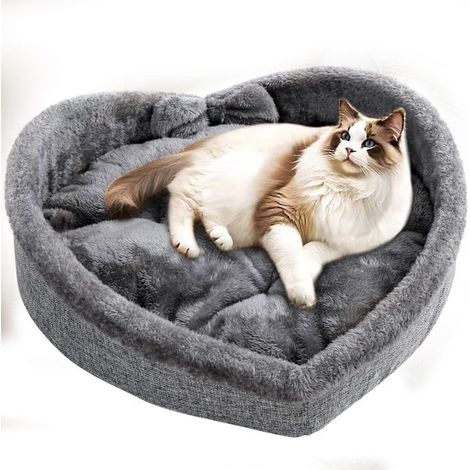 Panier pour chat - Panier confortable et auto-chauffant pour chats ou petits chiens, idéal pour l'automne et l'hiver. (1/5)