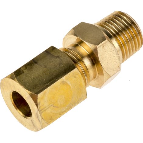 Raccord de compression 1/8 BSPT pour Thermocouple, Ø 6mm ( Prix pour 1 ) (1/2)