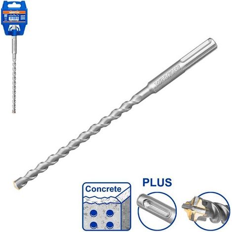 Broca SDS Plus Punta en Cruz 6x160mm Wadfow (1/2)