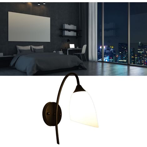 Wandleuchte im amerikanischen Stil, Nachttischlampe für Wohn- oder Schlafzimmer, kreative und individuelle Wandleuchte für den Flur (Leuchtmittel nicht enthalten) 05A (1/5)