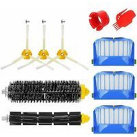 Kit de brosses Roomba série 600 - Ensemble de 10 accessoires pour aspirateur robot STOLA KLB