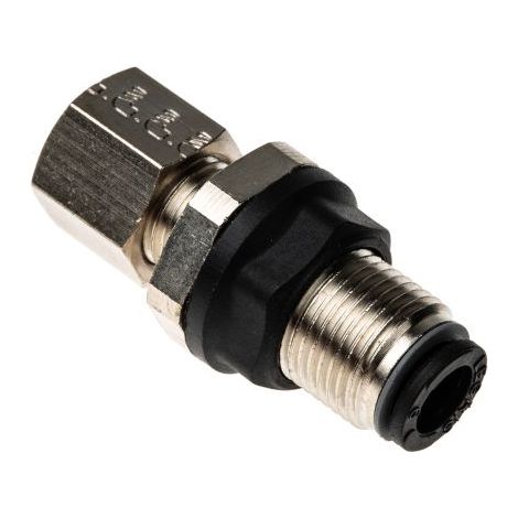 Adaptateur de traversée de cloison Legris LF3000 vers Enfichable 6 mm Enfichable 6 mm ( Prix pour Paquet de 5 )