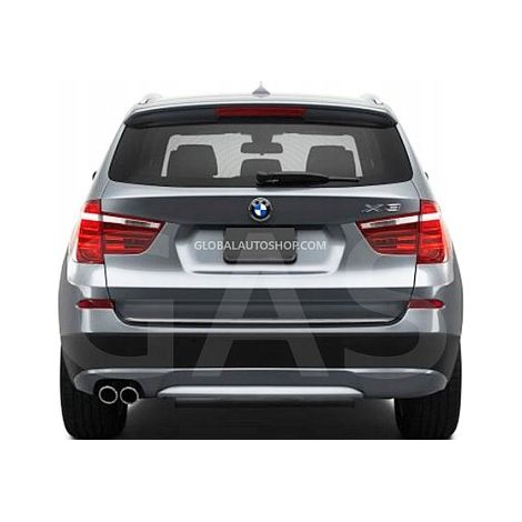 BMW X3 F25 - embellecedores cromados, tapa del maletero, parte trasera (1/3)