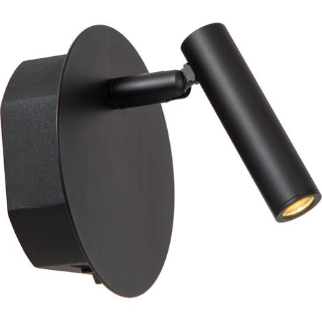 Applique lettura Jolijn nera USB ricaricabile LED 2W Lucide (1/5)