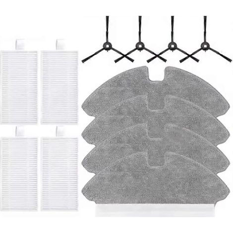 Lot de 12 filtres pour brosse latérale de balai-serpillière Okami R11 (1/5)