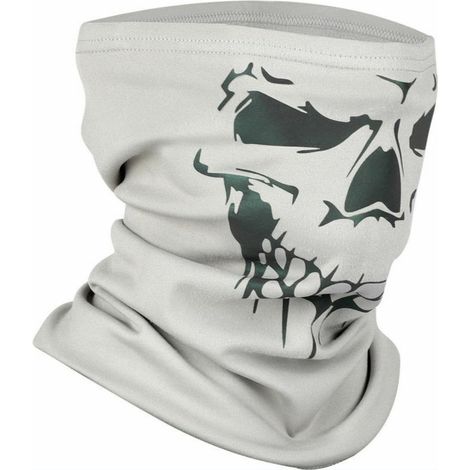 Couvre-chefs de cyclisme d'hiver Reflechissant coupe-vent VTT Velo de route Couverture integrale, modele: Gris (1/3)