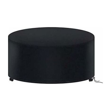 Housse de table de jardin ronde 180 x 90 cm, housse de mobilier de jardin imperméable, housse de table d'extérieur ronde Oxford 210D (1/3)