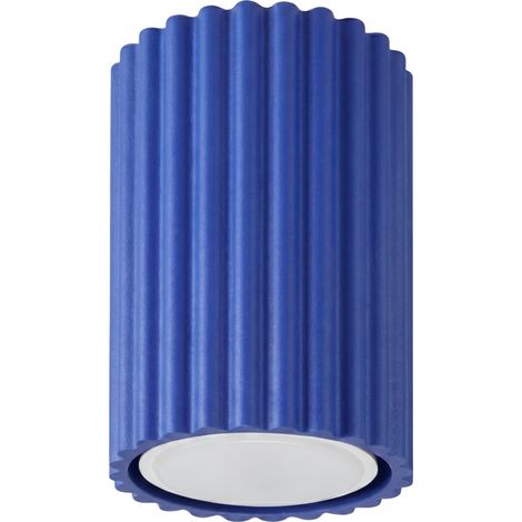 Plafoniere KARBON oltremare 6.5x10x6.5cm Alluminio Sollux (1/5)