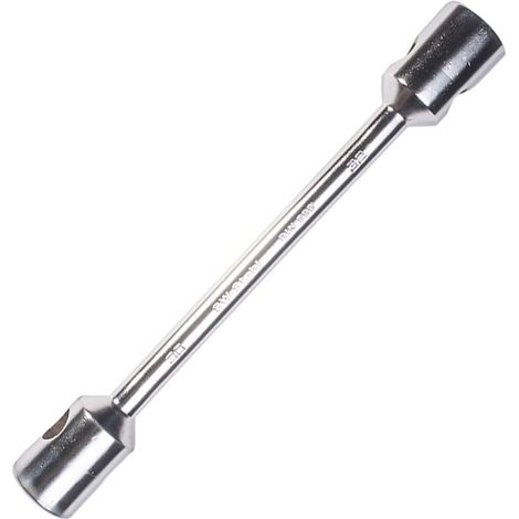 SW-Stahl 02222L Clé pour écrous de roue 27x32 mm I clé de roue de voiture I outil de changement de pneu I clé dynamométrique pneu I outil de crevaison I outils de pneu