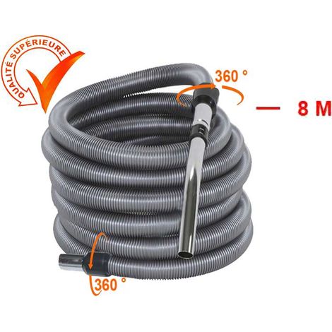 Atepac – Flexible pour aspiration centralisée 32mm – Longueur 4 à 15m – Compatible avec toutes les prises d’aspiration – Utilisation facile
