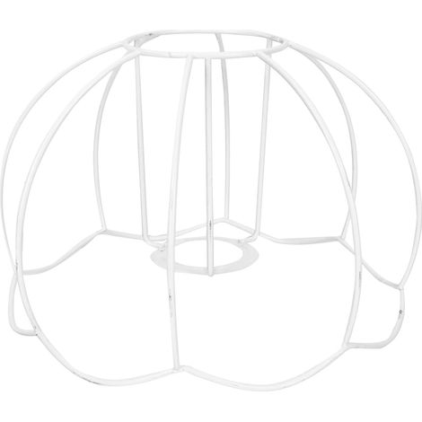 DIY-Lampenschirmgestell aus Metall, eleganter Glühbirnenhalterring für Tisch- und Schreibtischlampen