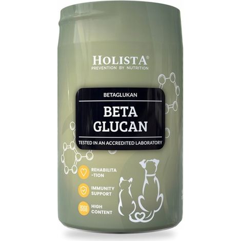 Complemento para perros y gatos B-Glucan HOLISTA Betaglucan después de tratamientos 200 g (1/2)