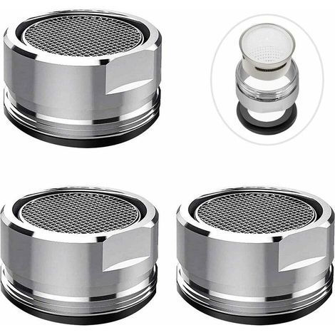 CCYKXA 3Pcs M24 Aerator, Male Thread Insert Faucet Filter Aerator for Faucets with Stainless Steel and ABS Filters thsinde (1/5)