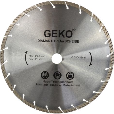 Disco diamantato geko g00209 350 mm 32 mm (1/3)