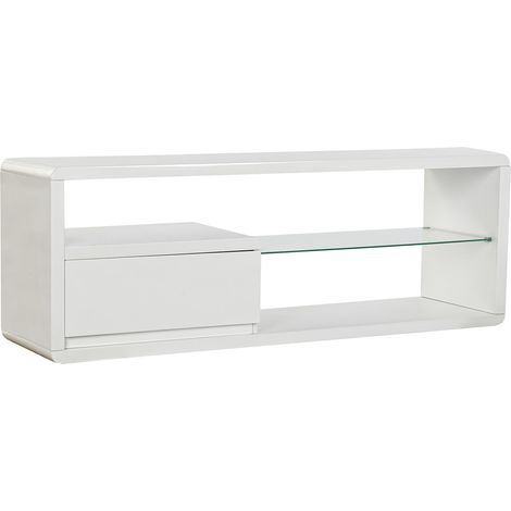 Gla TV -Möbel MDF 140x40x 50 weißer Kristall MDF Multicolor -Farbfamilie Buffets Et Möbel Details Details (1/5)