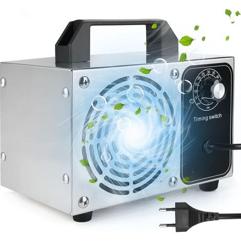 Generatore di ozono da 32 g/h, macchina per ozono portatile industriale, purificatore d'aria con timer per camera da letto, auto e garage (1/4)