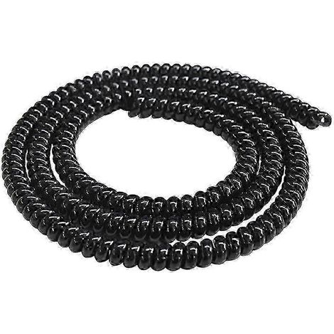 Lot de 6 gaines de protection spiralées de 1 m pour câbles de vélo électrique, scooter et moto. (1/5)