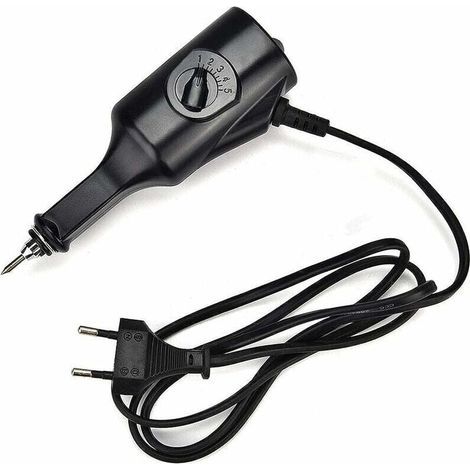 Lápiz de grabado eléctrico, velocidad ajustable, grabador eléctrico, lápiz de grabado para metal, herramienta para la fabricación de joyas, UE 220V, para metales, porcelana, vidrio, plástico, 216,6 cm (1/4)