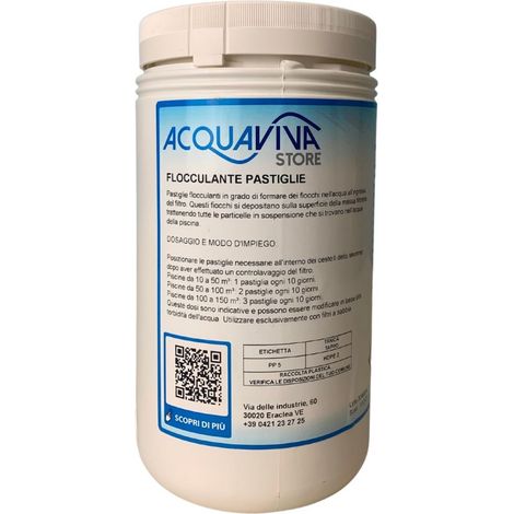 Flocculante in pastiglie da 100g confezione da 1Kg