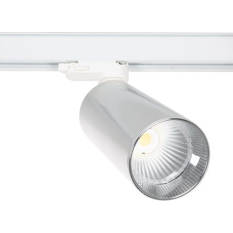 LED Strahler 3-Phasenstromschiene 30W CCT Wählbar Misoh (2700K - 4000K - 6000K) 38º Weiß / Silber CCT