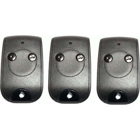 Télécommande 2 canaux 433.42MHz pour moteurs de portails et portes de garage – Batterie lithium 240mAh – Portée 50m – Matériau ABS durable (1/2)