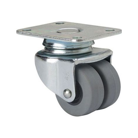 Roue double 40mm tôle galvanisée 3.0012 (1/2)