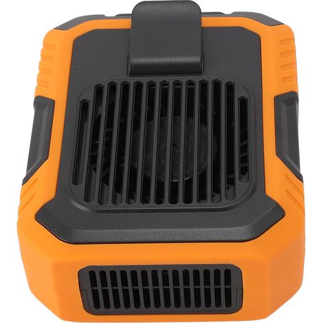 Ventilateur de taille, 3 vitesses ajustables Batterie rechargeable Ventilateur de à porter Ventilateur personnel à clip avec éclairage (1/5)