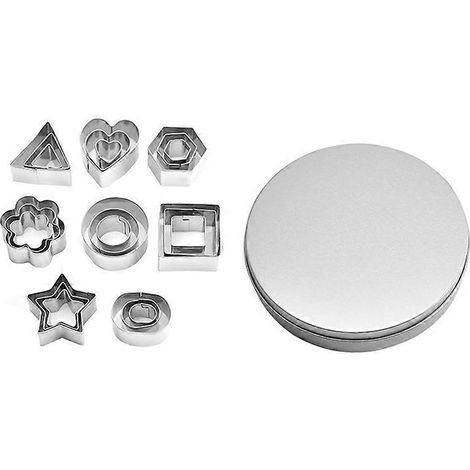 Ensemble de 24 moules à pâtisserie multi-formes, pratiques et faciles à utiliser, pour enfants. Accessoires de cuisine et pâtisserie. (1/5)