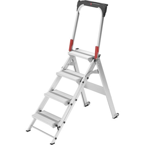Escabeau 4 marches - Hauteur max. de travail 2.88m - 8884-001 (1/5)