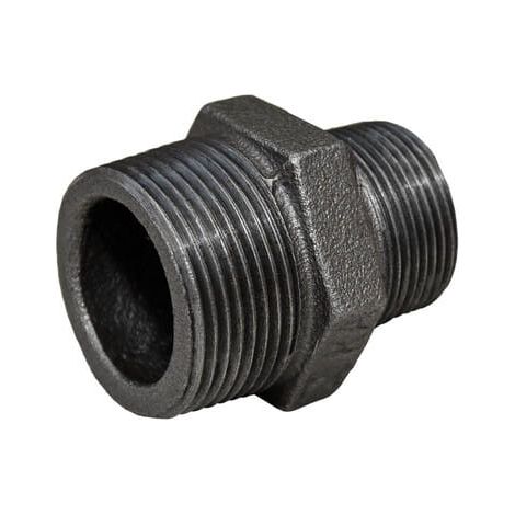IDMAR 1 1/2" x 1 1/4" Reduzierstück schwarz (DN40 x DN32) N8