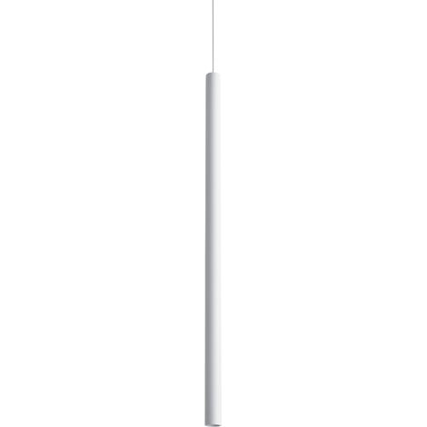 Ideal Lux Lampadario Look 1 luce LED integrato bianco metallo