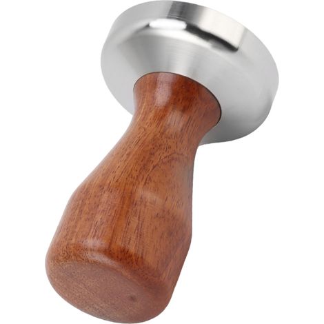 Tasseur à café multifonction en acier inoxydable 304, base plate, presse-grains de café, marteau pour la préparation du café, 58 mm / 2,28 pouces (1/5)