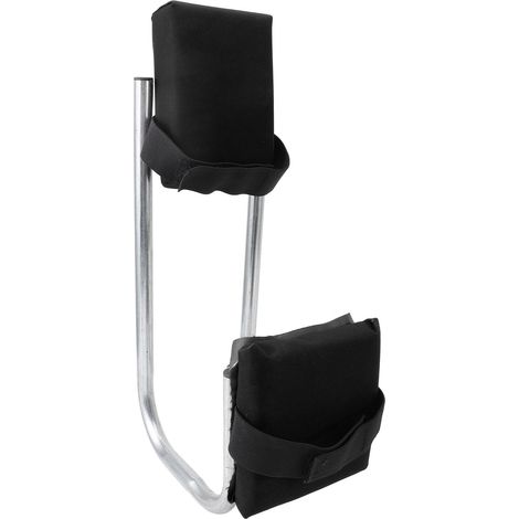 Genouillère de jardinage, économie de travail, anti-engourdissement, charge élevée, portable avec coussinet EVA, attelle de jambe à genoux pour les travaux de réparation, pêche, nettoyage du sol, noir (1/5)
